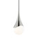 Ariana One Light Pendant in Polished Nickel (428|H375701S-PN)