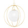 Lyla One Light Pendant in Aged Brass (428|H500701L-AGB)