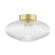 Reba One Light Flush Mount in Aged Brass (428|H537501-AGB)