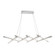 Scissors LED Linear Pendant in Brushed Aluminum (281|PD-32880-AL)