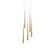 Cascade LED Pendant in Aged Brass (281|PD-41805R-AB)