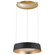 Gilt LED Pendant in Gold Leaf/Bronze (281|PD-51318-GL)