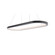 Racetrack LED Linear Pendant in Black (281|PD-53046-27-BK)