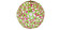 Groovy LED Chandelier in Green/Pink & White (281|PD-89936-GN/PK-WT)