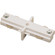 Track Syst & Comp-2 Cir Straight Connector, 2 Circuit Track, in Silver (167|NT-2310S)