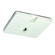 Track Syst & Comp-1 Cir Monopoint Canopy Feed For Low Voltage Track Head in White (167|NT-337W)