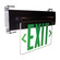 Exit & Emergency LED Edge-Lit Exit Sign in Aluminum (167|NX-812-LEDRMA)