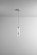 Gratis LED Pendant in Polished Chrome W/ Clear (440|3-609-14)