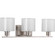 Invite Three Light Bath Bracket in Brushed Nickel (54|P2079-09)