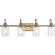 Aiken Four Light Bath Bracket in Vintage Brass (54|P300323-163)