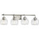 Caisson Four Light Bath Bracket in Brushed Nickel (54|P300348-009)