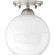 Carisa One Light Flush Mount in Brushed Nickel (54|P350075-009)