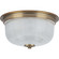 Archie Two Light Flush Mount in Vintage Brass (54|P3740-163)