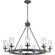 Gresham Nine Light Chandelier in Graphite (54|P400165-143)