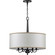 Durrell Four Light Chandelier in Black (54|P400218-031)