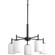 Replay Five Light Chandelier in Black (54|P4319-31)