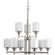 Alexa Nine Light Chandelier in Brushed Nickel (54|P4626-09)