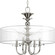 Marche` Four Light Pendant in Polished Nickel (54|P500043-104)