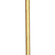 Accessory Stem Kit Stem Extension Kit in Brushed Brass (54|P8601-160)