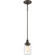Squire One Light Mini Pendant in Rustic Black (10|SQR1504RK)