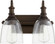Richmond Two Light Vanity in Oiled Bronze|Clear Seeded (19|5011-2-186)