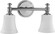 5122 Satin Opal Vanities Two Light Vanity Light in Chrome (19|5122-2-14)