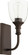 Richmond One Light Wall Mount in Oiled Bronze w/ Clear/Seeded (19|5411-1-186)