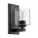 5669 Cylinder Lighting Series One Light Wall Mount in Textured Black w/ Clear/Seeded (19|5669-1-269)