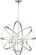 Celeste Six Light Chandelier in Satin Nickel (19|6009-6-65)