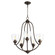 Barkley Five Light Chandelier in Oiled Bronze|Clear Seeded (19|6069-5-286)