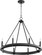 Aura Eight Light Chandelier in Textured Black (19|611-8-69)