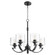 Dakota Five Light Chandelier in Textured Black (19|6202-5-69)