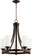 Lancaster Five Light Chandelier in Oiled Bronze (19|6207-5-86)