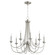 Brooks Eight Light Chandelier in Satin Nickel (19|6250-8-65)