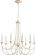 Brooks Eight Light Chandelier in Persian White (19|6250-8-70)