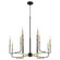 Lacy 12 Light Chandelier in Textured Black w/ Aged Brass (19|631-126980)