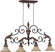Madeleine Four Light Island Pendant in Corsican Gold (19|6330-4-88)