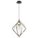 Gimble Pendants One Light Pendant in Textured Black w/ Aged Brass (19|6802-6980)