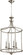 Rossington Four Light Entry Pendant in Satin Nickel (19|6822-4-65)