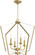 4LT Entry Series Four Light Entry Pendant in Aged Brass (19|894-4-80)