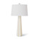 Glass One Light Table Lamp in White (400|13-1098WT)