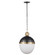 Otis One Light Pendant in Blackened Brass (400|16-1119BBNB)