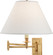 Kinetic Linen Shade One Light Wall Swinger in Antique Brass (165|1504ALT)