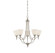 Herndon Five Light Chandelier in Satin Nickel (51|1-1001-5-SN) Herndon Five Light Chandelier in Satin Nickel (51|1-1001-5-SN)