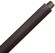 Fixture Accessory Extension Rod in Matte Black with Gold Hi-Lts (51|7-EXTLG-46)