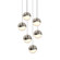 Grapes LED Pendant in Satin Nickel (69|2915.13-LRG)