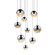 Grapes LED Pendant in Polished Chrome (69|2916.01-AST)