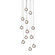 Champagne Bubbles LED Pendant in Polished Chrome (69|2965.01)
