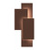 Offset Panels LED Wall Sconce in Textured Bronze (69|7110.72-WL)