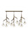 Sedona 12 Light Chandelier in Aged Brass (182|700SDNMPL3CR)